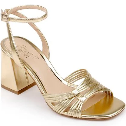 shoes Jewel Badgley Mischka Michelle Block Heel Sandals Badgley Mischka Web $119