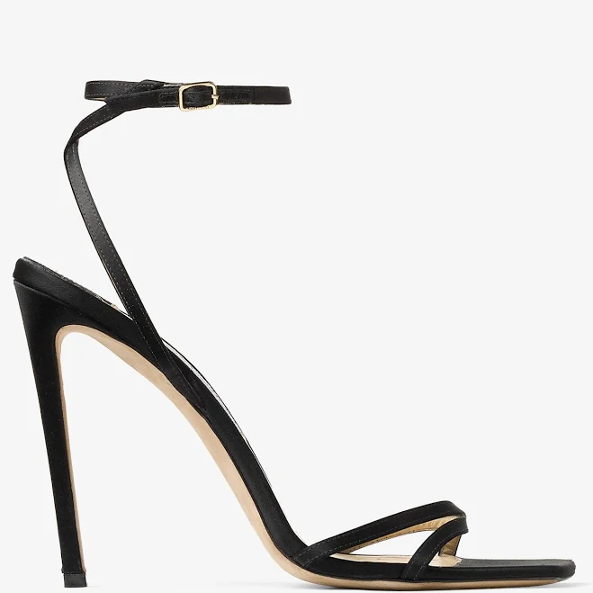 shoes Jimmy Choo Women's Metz 100 Satin Sandals Jimmy Choo $895