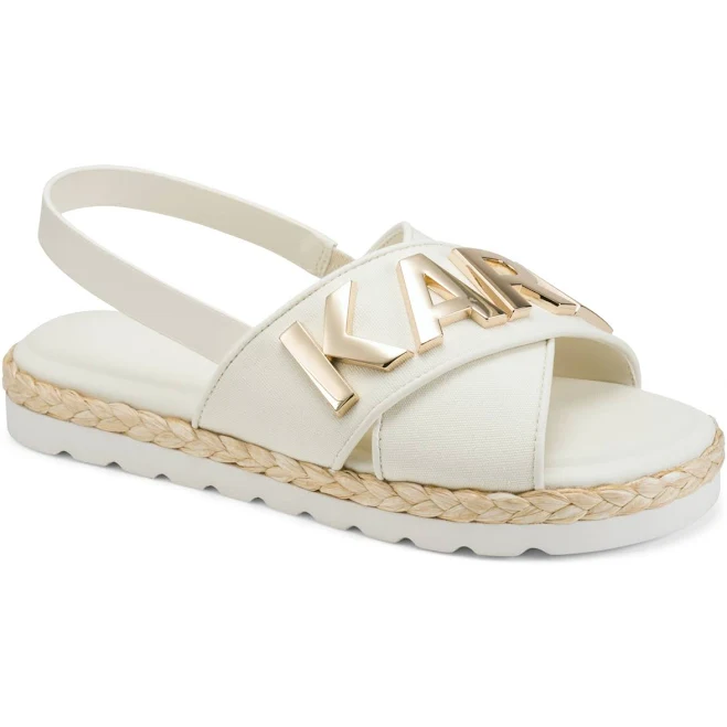 shoes KARL LAGERFELD Women's Paris Charla Slingback Flat Sandals Macy's $90.3