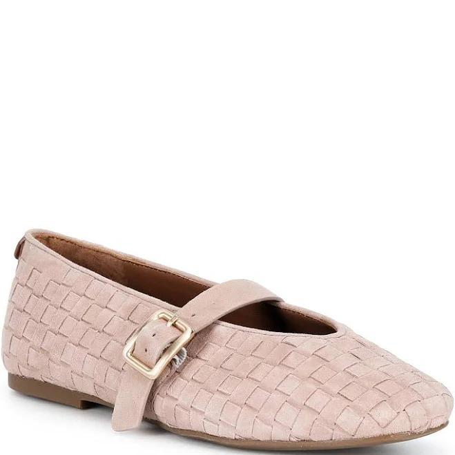 shoes Kenneth Cole Gentle Souls Women's Winifred Woven Mary Jane Flat Dillard's $169
