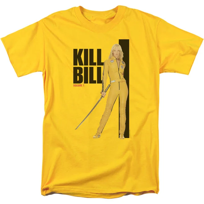 t-shirt Kill Bill Yellow Suit Poster Adult T-shirt eBay - th_30917 $18.49