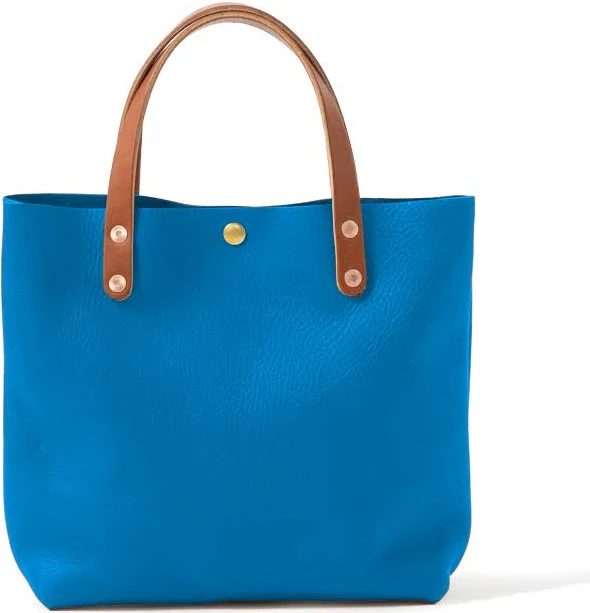 bag KMM & Co. Cerulean Cypress Mini Leather Tote Bag KMM & Co. $270