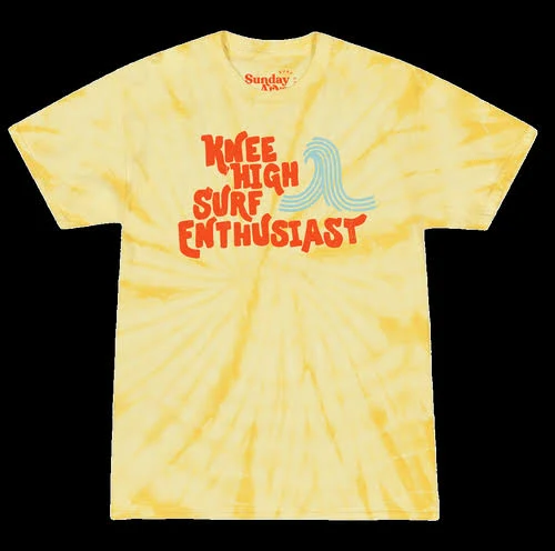 t-shirt Knee High Surf Enthusiast Tee Sunday Arvo Surf Club $35