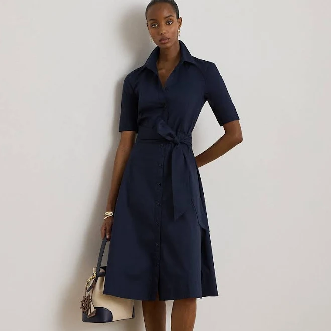 dress Lauren Women's Ralph Lauren Cotton-Blend Shirtdress Dress Ralph Lauren $155