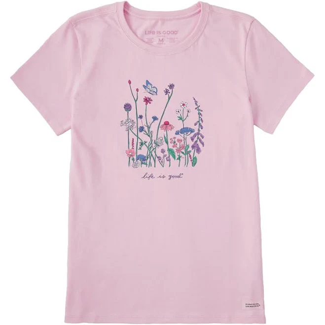 t-shirt Life Is Good Women's Realaxed Wildflower T-Shirt Life is Good $29.95