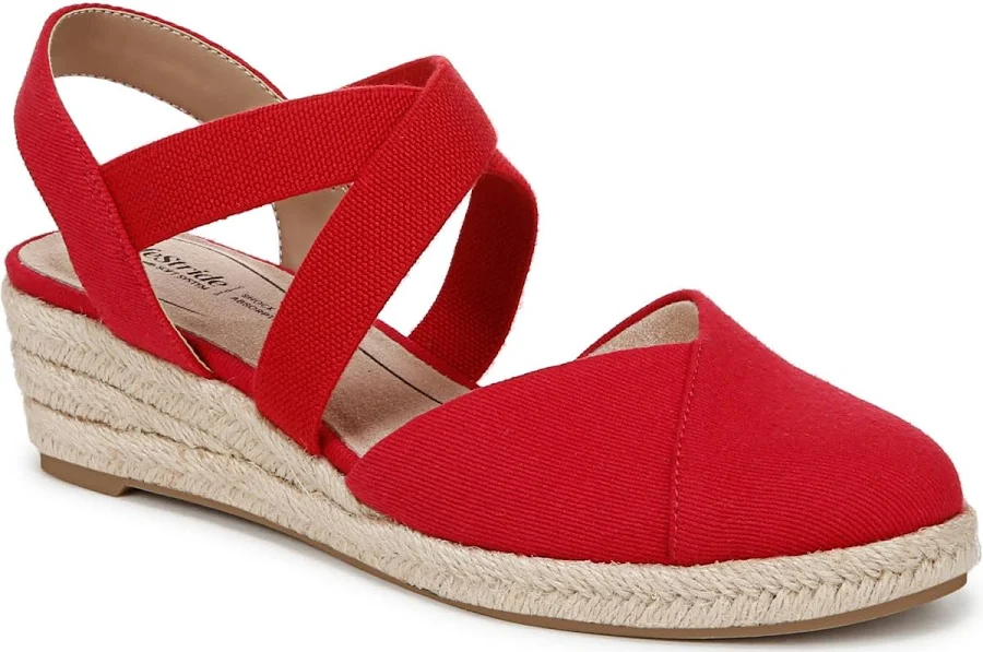 shoes LifeStride Women's Kimball Espadrille Wedge Sandals Macy's $49.99
