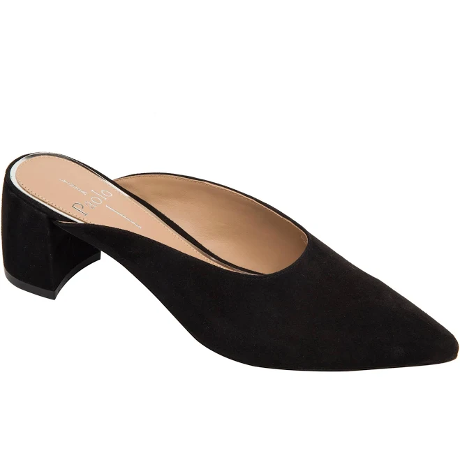 shoes Linea Paolo ZADIE Mid-Height Block Heel Mules lineapaolo.com $30