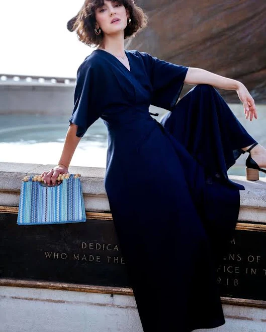 dress Linen/Cotton Blend Wrap Dress Etsy - Seller $79