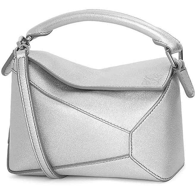 bag Loewe Puzzle Edge Mini Bag in Laminated Lambskin Saks Fifth Avenue $2750