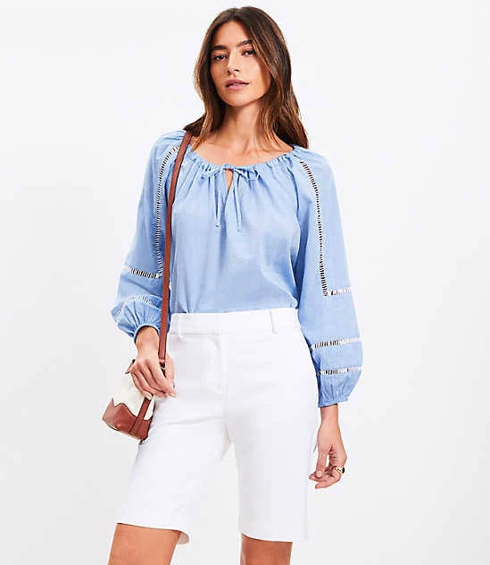 shorts Loft Women's Riviera Doubleweave Bermuda Shorts LOFT $26.93