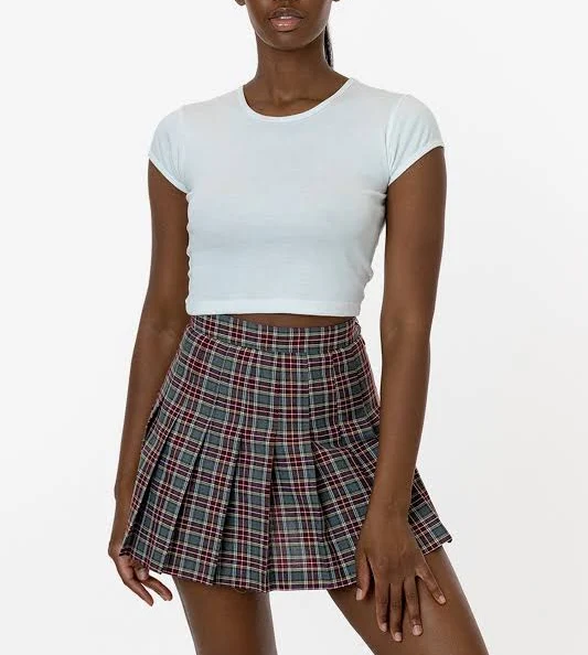 mini skirt Los Angeles Apparel Women's Plaid Tennis Skirt Los Angeles Apparel $64