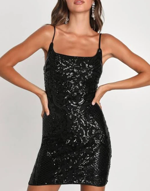 dress Lulus Sleeveless Sequin Bodycon Mini Dress Lulus $59