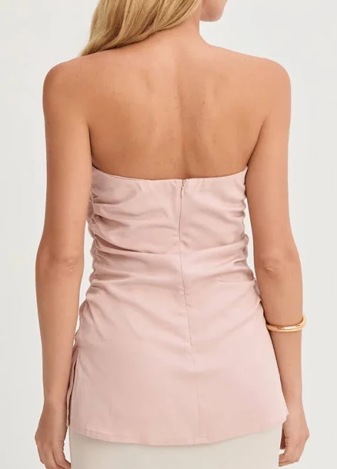 tube top Lyocell Ruched Tube Top Amor Lafayette $70