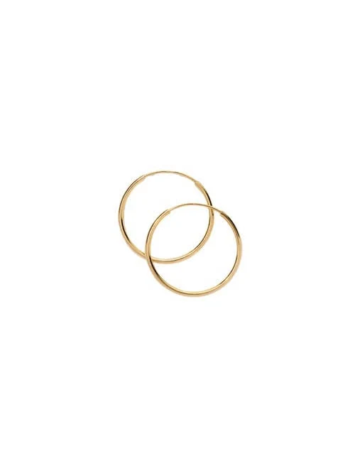 accessory Made By Mary 14K Gold Live In Hoop Earrings Nordstrom $128