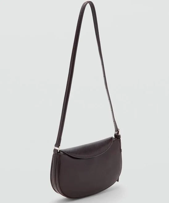 bag MANGO Women's Flap Oval Crossbody Bag shop.mango.com $39.99