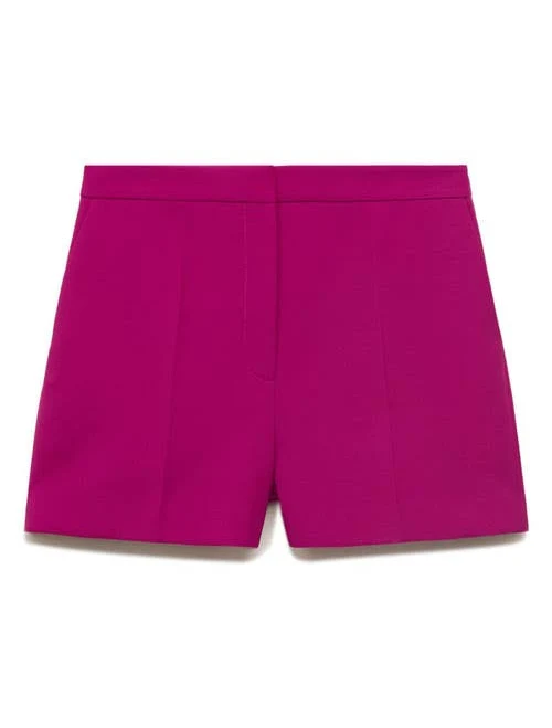 shorts MANGO Women's Straight Mid-Rise Shorts Nordstrom $49.99