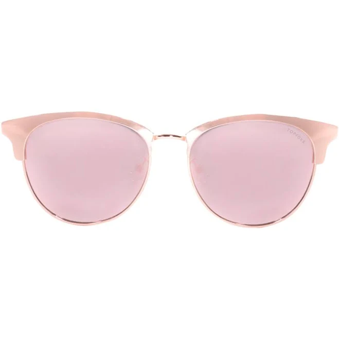 accessory Marilyn Rose Gold Mirrored Polarized Sunglasses Topfoxx $59