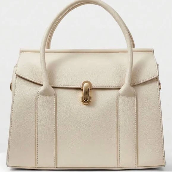 bag Minimalist Faux Leather Top Handle Bag Etsy - Seller $62.15