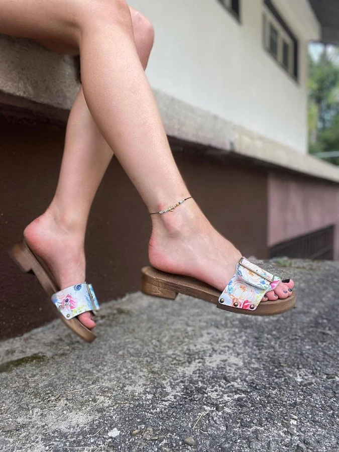 shoes Minimalist Wooden Leather Slides Etsy - Seller $90.4