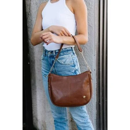 bag Modern + Chic Marissa Vegan Leather Saddle Crossbody Bag Modern and Chic $49