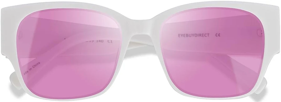 accessory Myla Square Acetate Sunglasses with 1.6 Basic Tint Lenses eyebuydirect.com $43