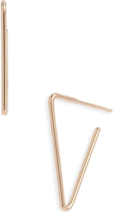 accessory Nashelle 14K Gold Fill Geo Hoop Earrings Nordstrom $65