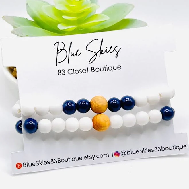 accessory Nautical Beaded Bracelet Set Etsy - Seller $8