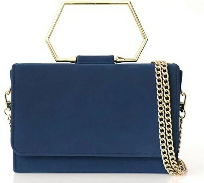 bag Navy Soft Soft Vegan Leather Handbag Satchel Purse Top Handle And eBay - dayton_ohio $18.99
