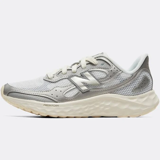 shoes New Balance Womens Fresh Foam Arishi v4 TIRALUX Trainer - Silver - Size - 4.5 Footasylum $70