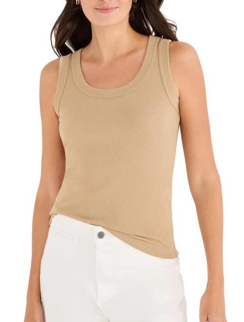 top Nic+Zoe Women's Perfect Knit Rib Scoop Neck Tank Nordstrom $52