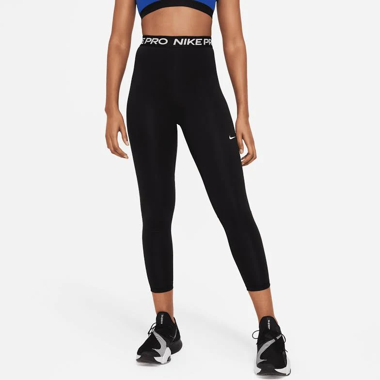 leggings Nike Women's Pro 365 High-Waisted 7/8 Mesh Panel Leggings Walmart - Kayte Retail $47.99