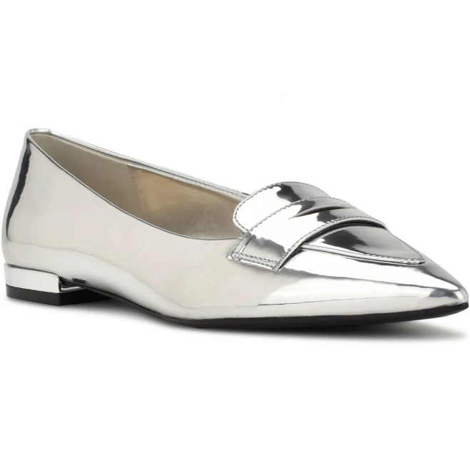 shoes Nine West Women's Lallin Pointed Toe Loafers Macy's $62.3