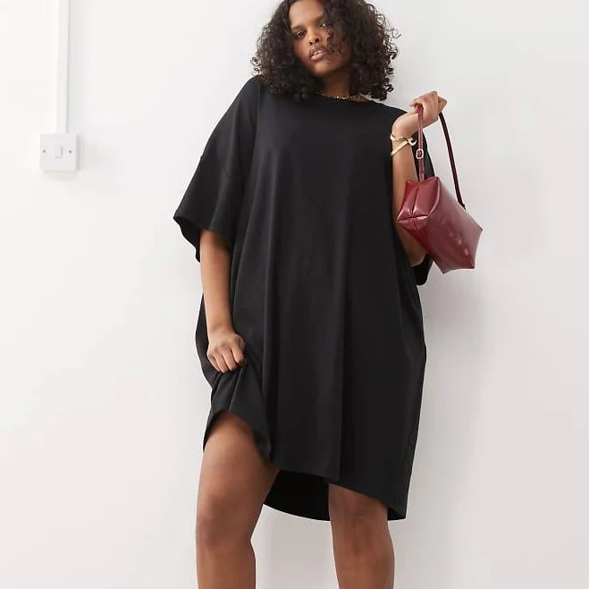 dress Noisy May Curve Boxy T-Shirt Dress ASOS $35.2
