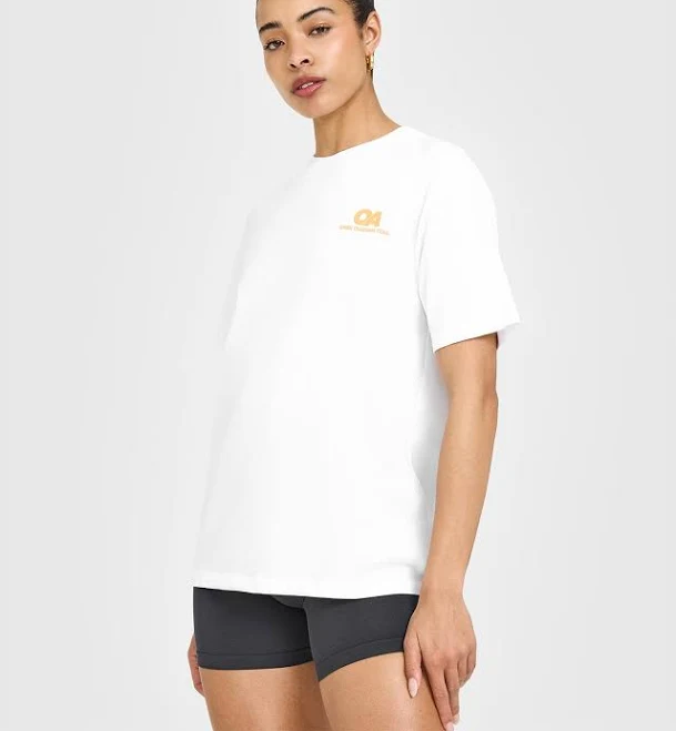 top Oner Active Classic Oversized T-Shirt with Printed Graphic Oner Active - US $32