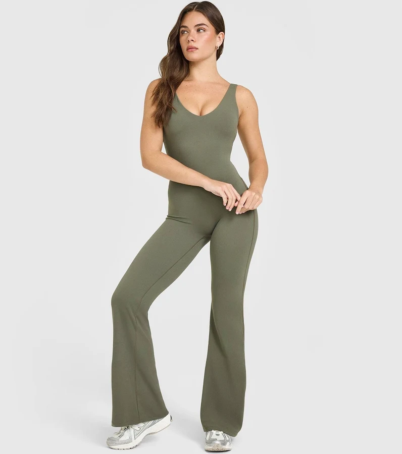 unitard Oner Active SoftMotion Scoop Back Flared All In One Long Oner Active - US $100