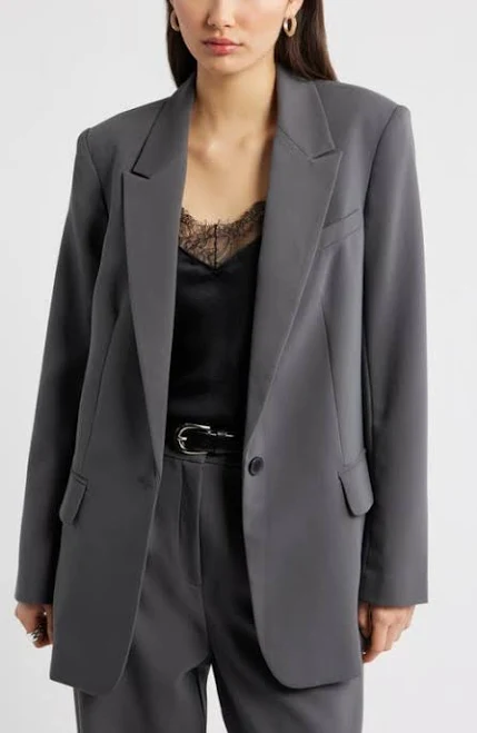 blazer Open Edit The Icon Relaxed Blazer Nordstrom $99.5