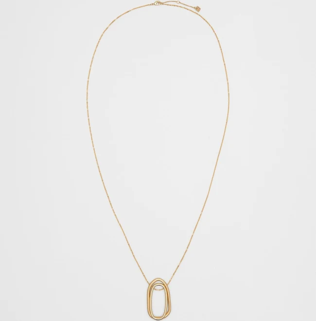 accessory Organic Shape Pendant Necklace Banana Republic Factory $25