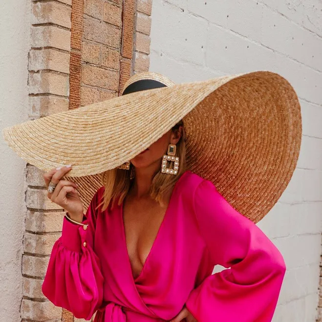 bag Oversize Straw Hat Haute & Rebellious $88