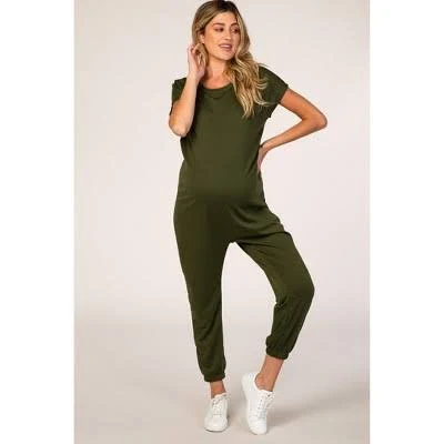 jumpsuit Pinkblush Maternity Short Sleeve Jumpsuit Target $52.7