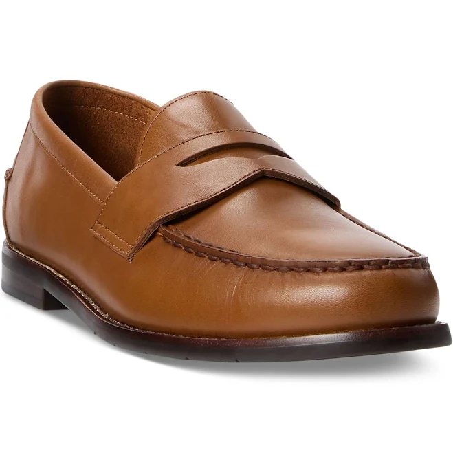 shoes Polo Ralph Lauren Men's Alston Leather Penny Loafers Macy's $178