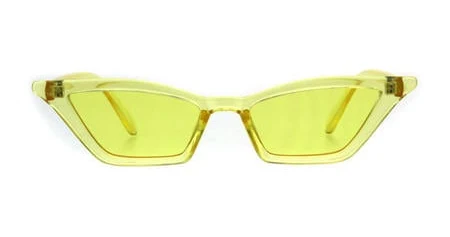 accessory Pop Candy Color Narrow Cat Eye Plastic Sunglasses Walmart - SA106 $9.95
