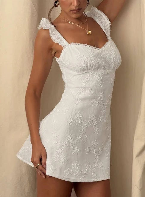 dress Princess Polly Beacall Embroidered Mini Dress Princess Polly US $48.3