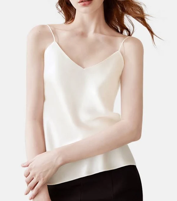 top Pure Silk Camisole Top ellesilk.com $79