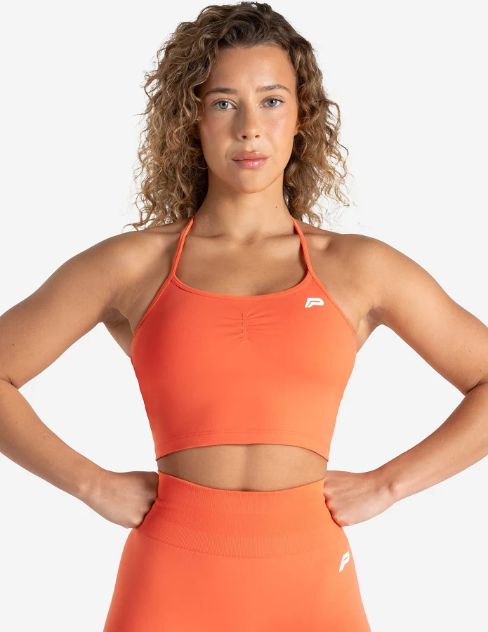 crop top Pursue Fitness Scrunch Seamless Crop Tank with Built-in Bra Pursue Fitness $48
