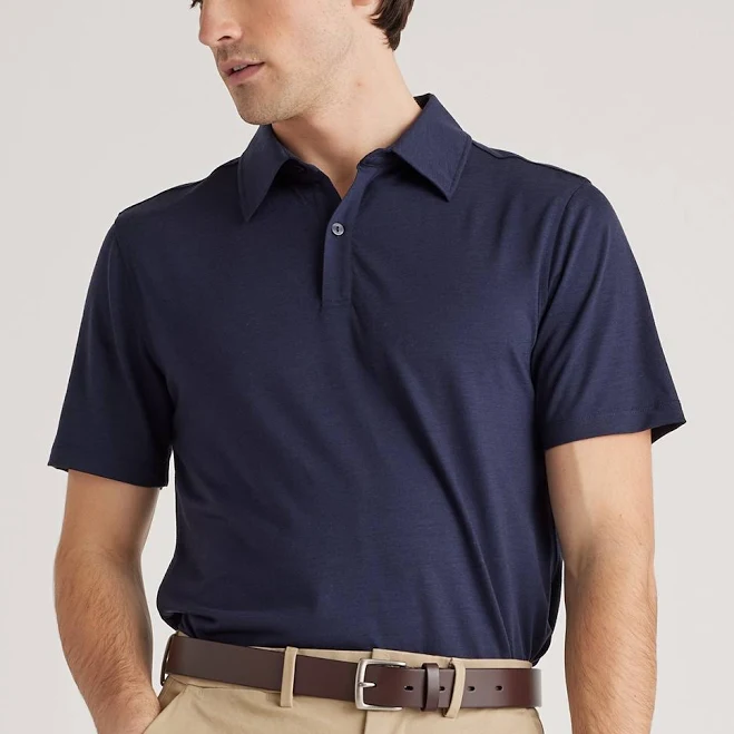 top Quince Men's Extra-Fine Australian Merino Polo Quince $49.9