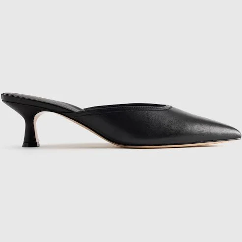 shoes Quince Women's Italian Leather Kitten Heel Mule Quince $84