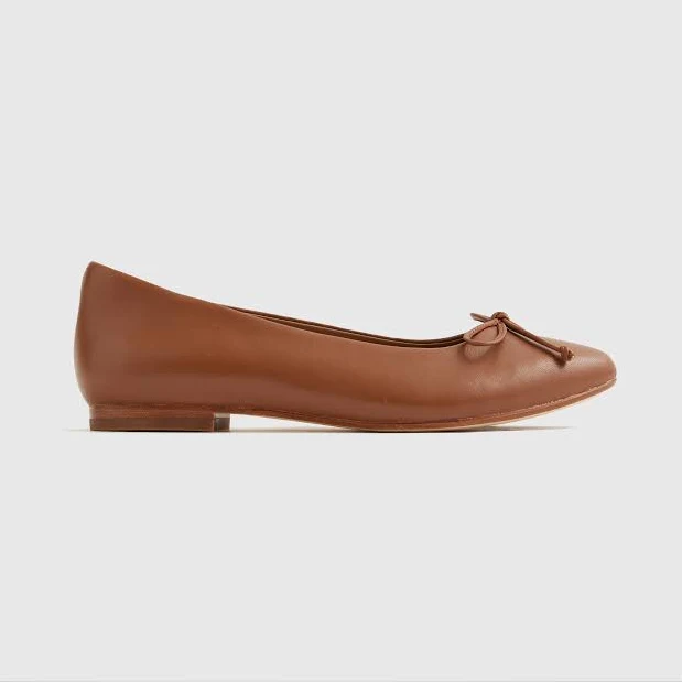shoes Quince Women's Italian Leather Pointed Bow Flats Quince $72