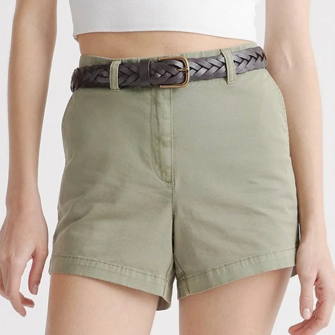 shorts Quince Women's Organic Stretch Cotton Chino Shorts Quince $34.9