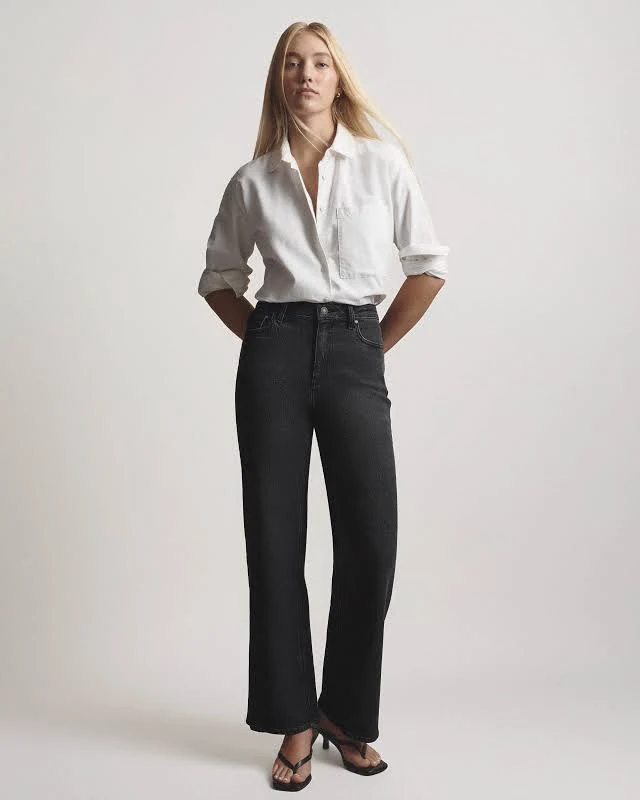 top Quince Women's Relaxed Organic Cotton Oxford Shirt Quince $39.9