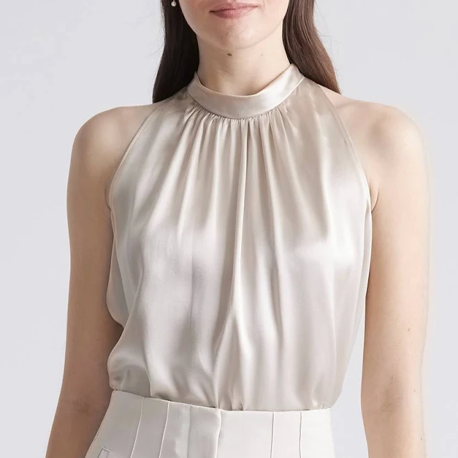 tank top Quince Women's Silk Halter Top Quince $59.9